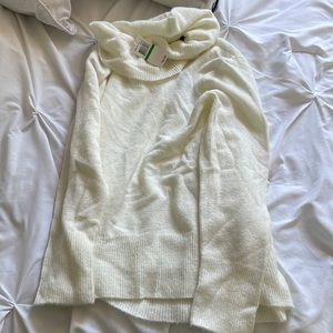 Cream Turtle Neck Sweater